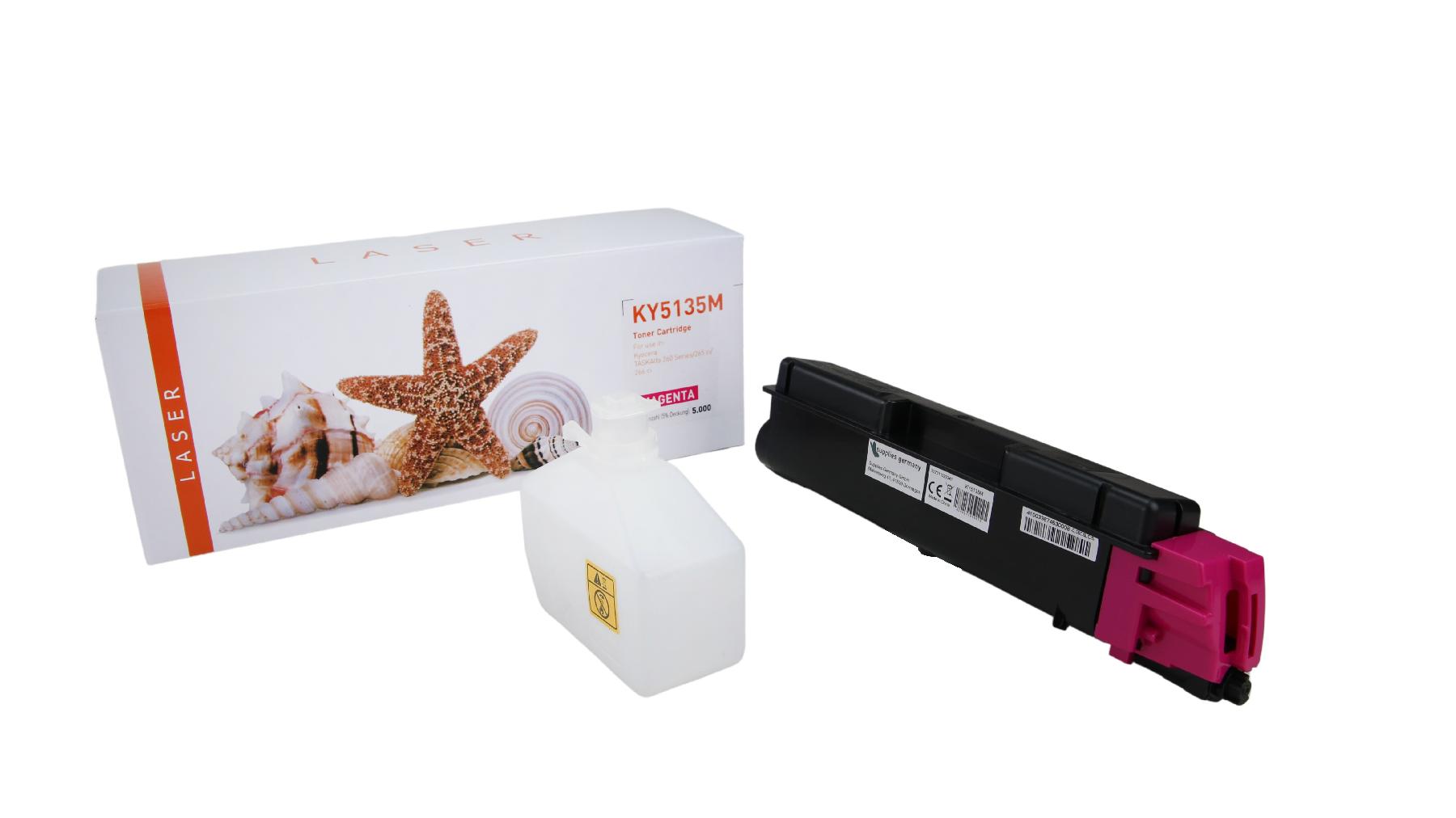 TK5135M alternativ Toner magenta für Kyocera  / TK5135M / 5.000 Seiten