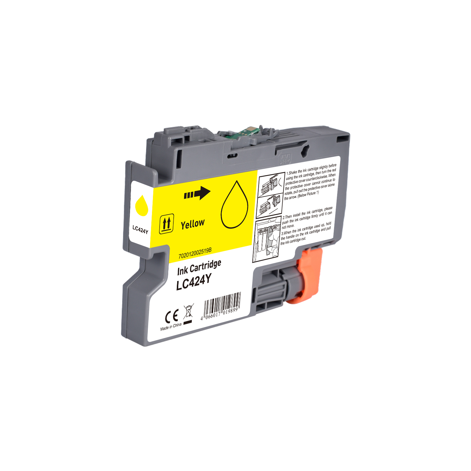 LC424Y alternativ (Dye) Tinte gelb für Brother / LC424Y / 8ml