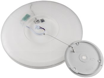 LED Deckenleuchte "Santano FR-42 CCT" / IP54, Ø 42cm, 24W, CCT 3000-6000k