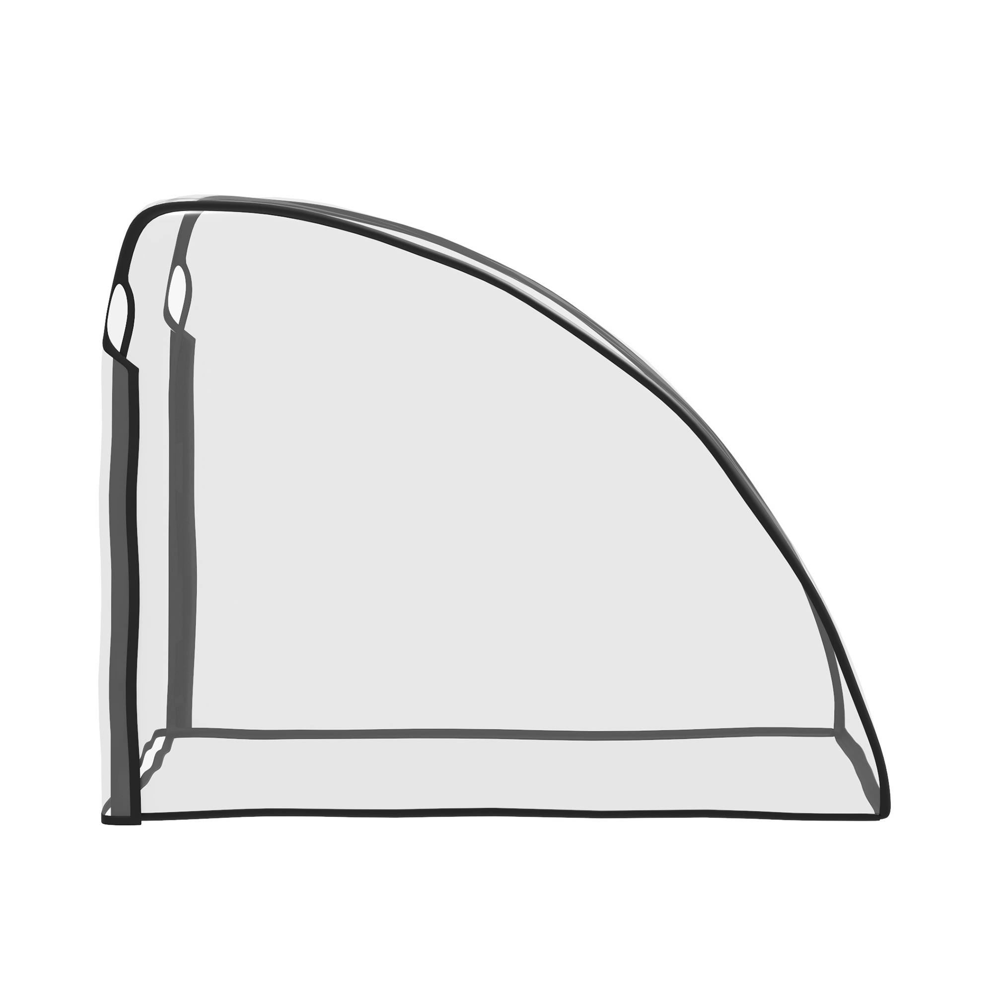 Faltgarage für Kinderanhänger, wasserdicht Abdeckung mit UV-Schutz, Regenschutz 76 x 61 x 61 cm, Transparent