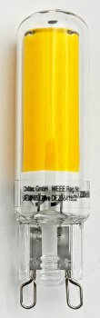 LED Stiftsockel G9, 4W, 480lm, dimmbar / 330°, 230V, 3000k / warmweiß, Glas