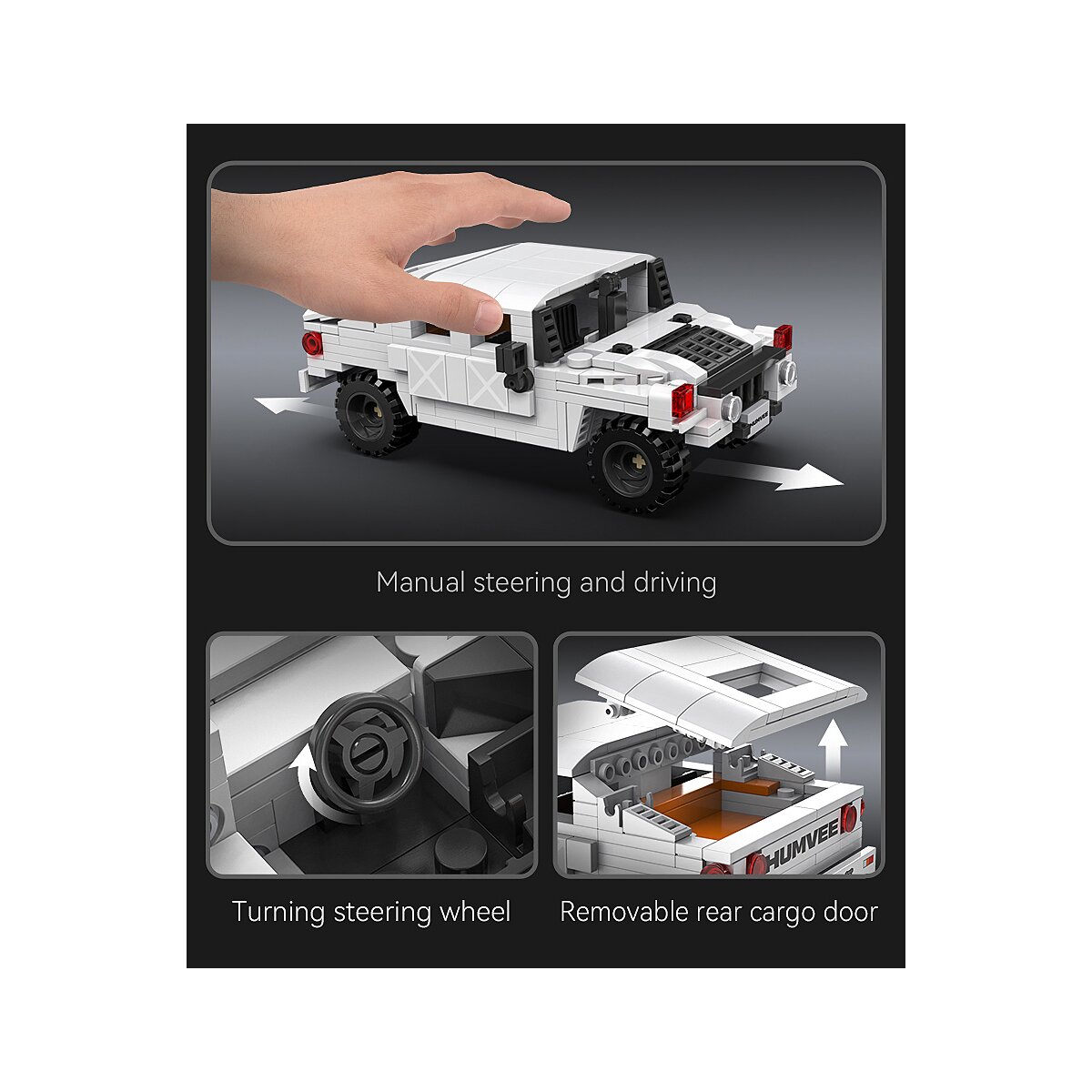 CaDA Set C55022W Humvee 1:24  Bricks