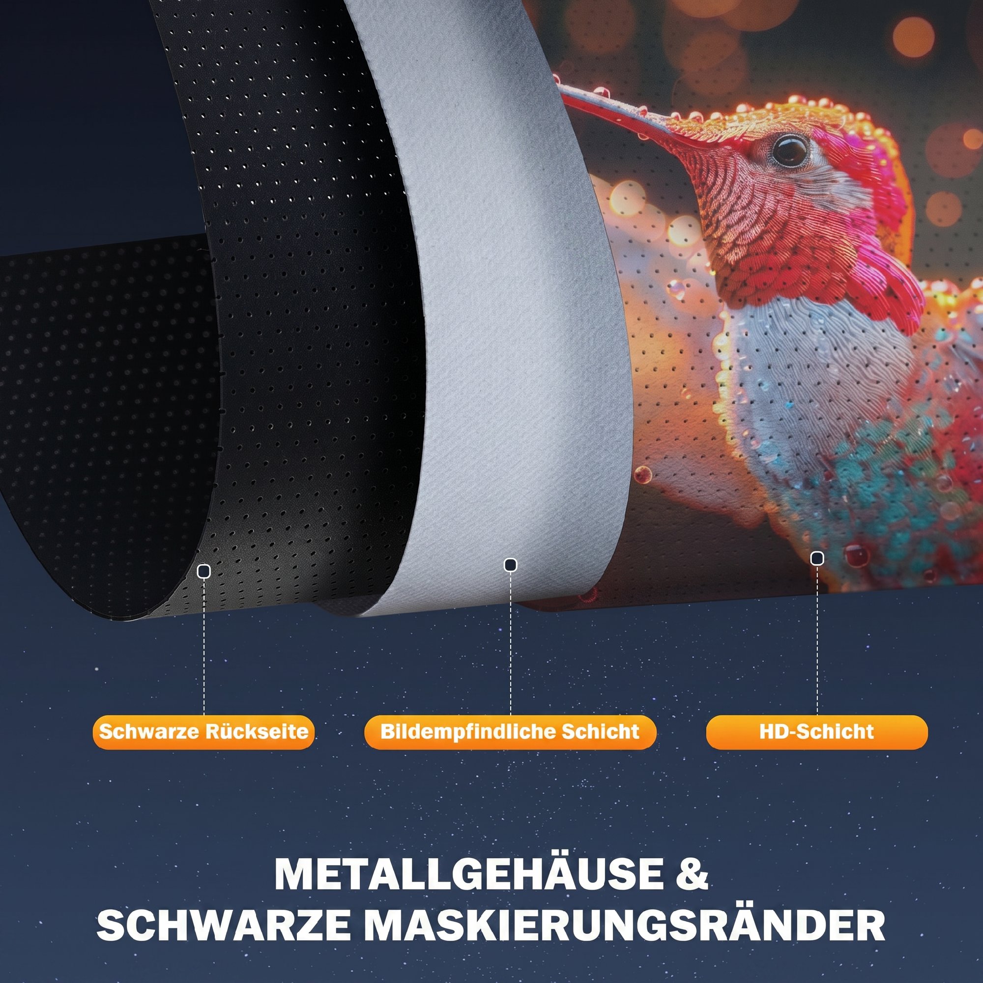 Beamer Leinwand 293 x 193 cm 120 Zoll 16:9 HD 4K Projektionsleinwand Elektrisch mit Fernbedienung, Weiß