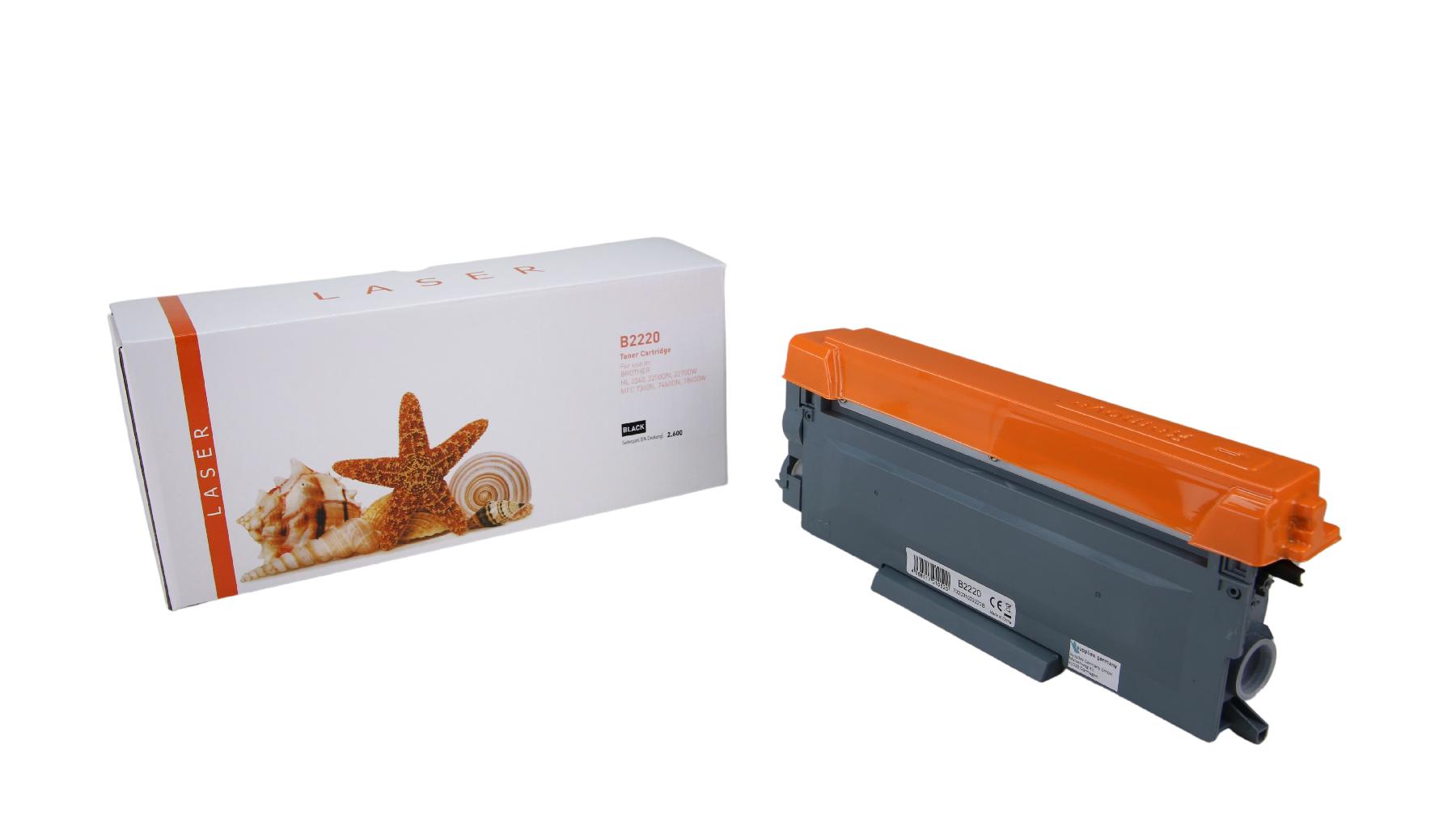 TN2220 alternativ Toner schwarz für Brother / TN2220 / 2.600 Seiten TN2220 alternativ Toner schwarz für Brother / TN2220 / 2.600 Seiten