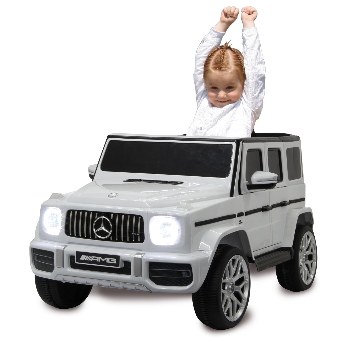 Kinderfahrzeug Mercedes-AMG G 63 weiß