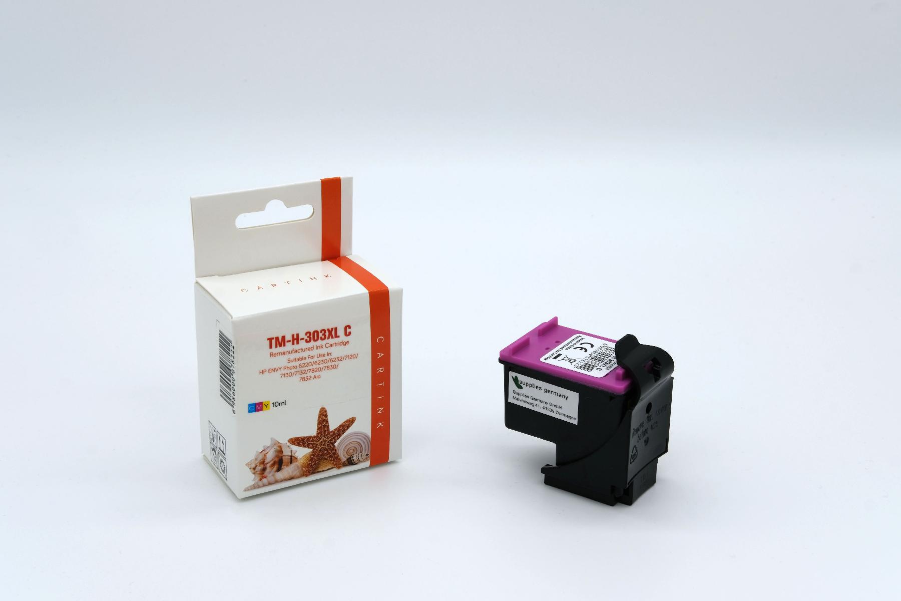 303XLC Refill Tinte Color für HP / T6N03AE / 18ml 303XLC Refill Tinte Color für HP / T6N03AE / 18ml
