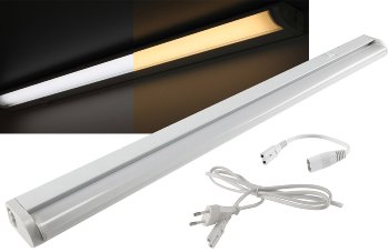 LED Unterbauleuchte "CT-LSW 56" 56cm, 913lm, 8 Watt, 2700K + 4000K schaltbar