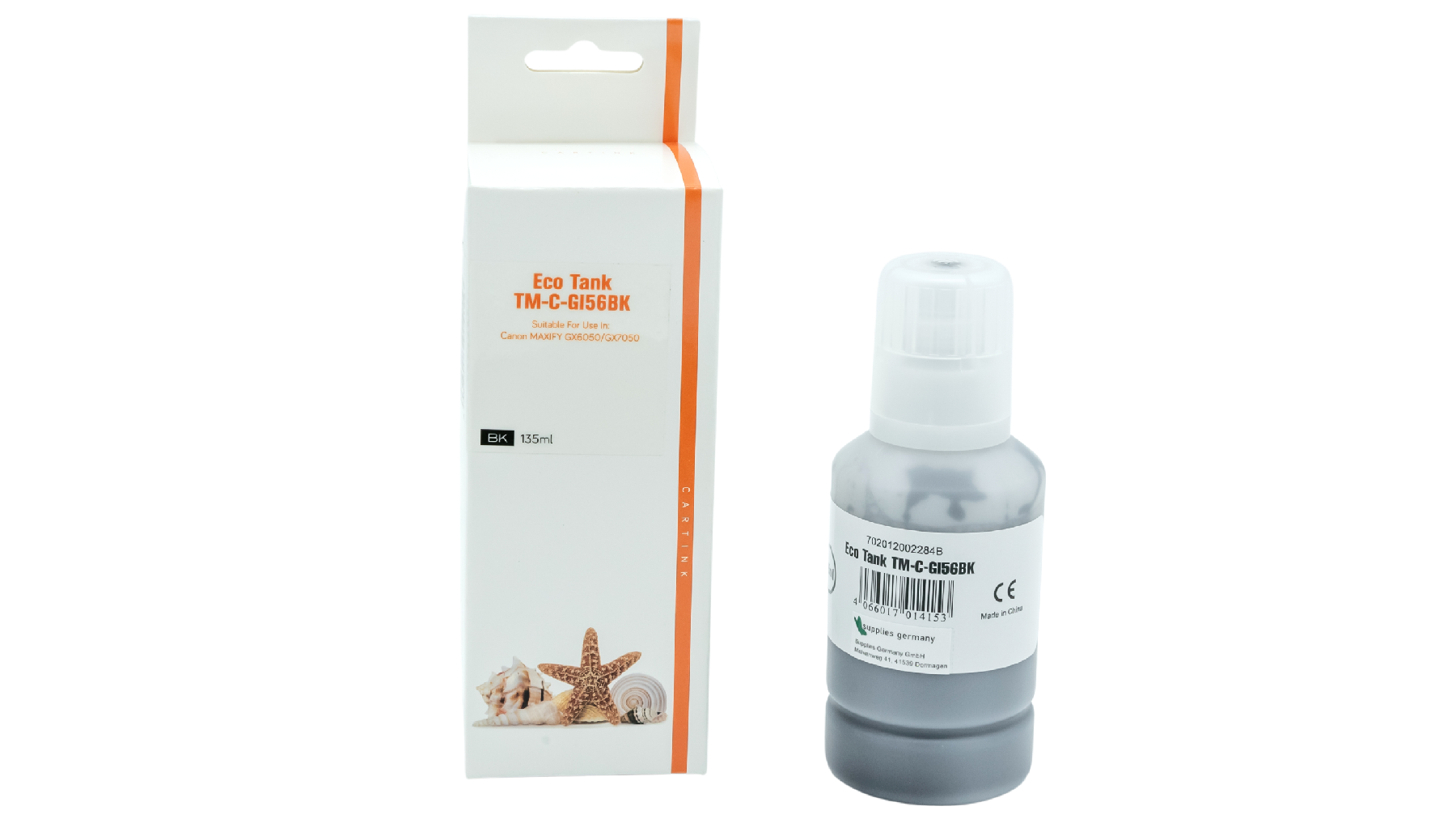 GI56schwarz Eco Tank Nachfüllflasche schwarz für Canon / GI56 / 135ml GI56schwarz Eco Tank Nachfüllflasche schwarz für Canon / GI56 / 135ml