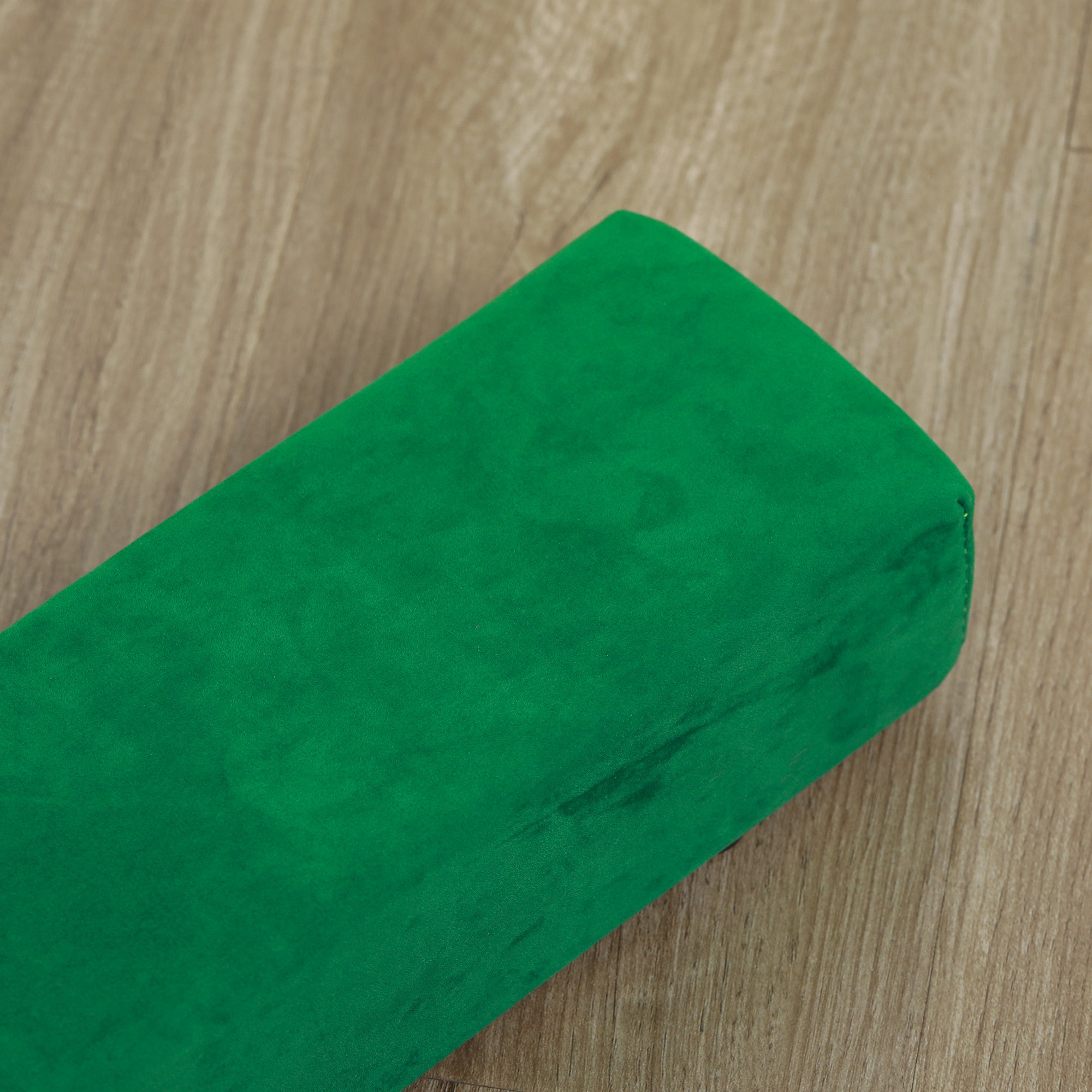 Faltbarer Schwebebalken, rutschfest, Wildlederbezug, robustes Holz, 210 x 10 x 6,5 cm, Blau