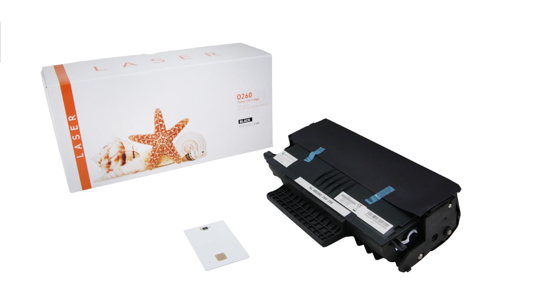 MB260 alternativ Toner black für OKI  / 1240001 / 5.500 Seiten