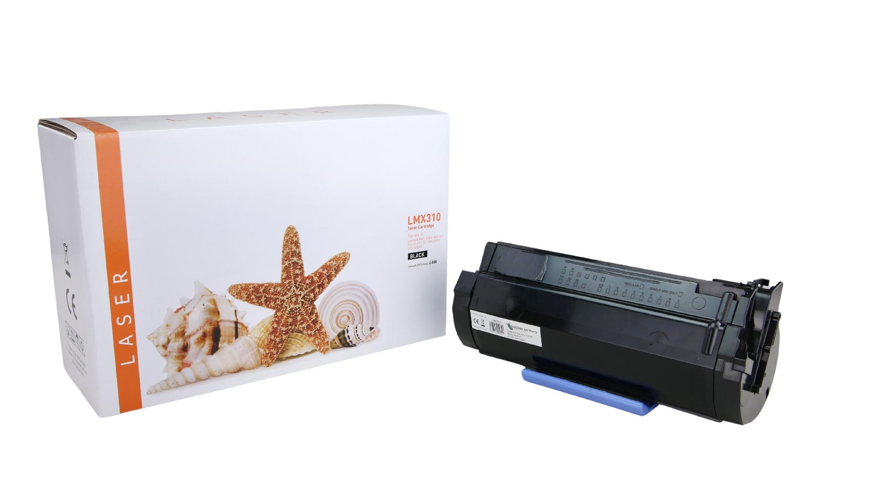 MX310/2,5K alternativ Toner black für Lexmark / 60F2000 / 2.500 Seiten