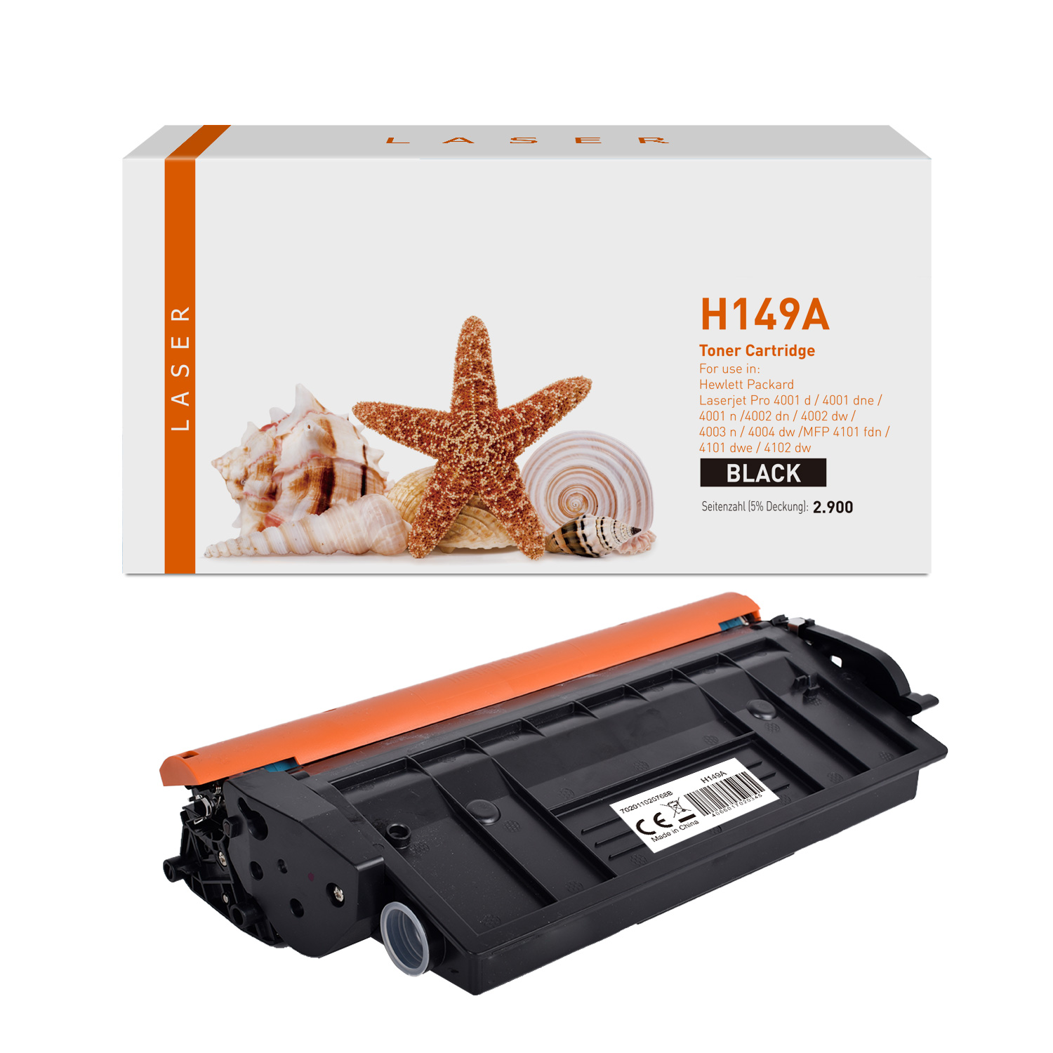 149A alternativ Toner schwarz für HP / W1490A / 2.900 Seiten
