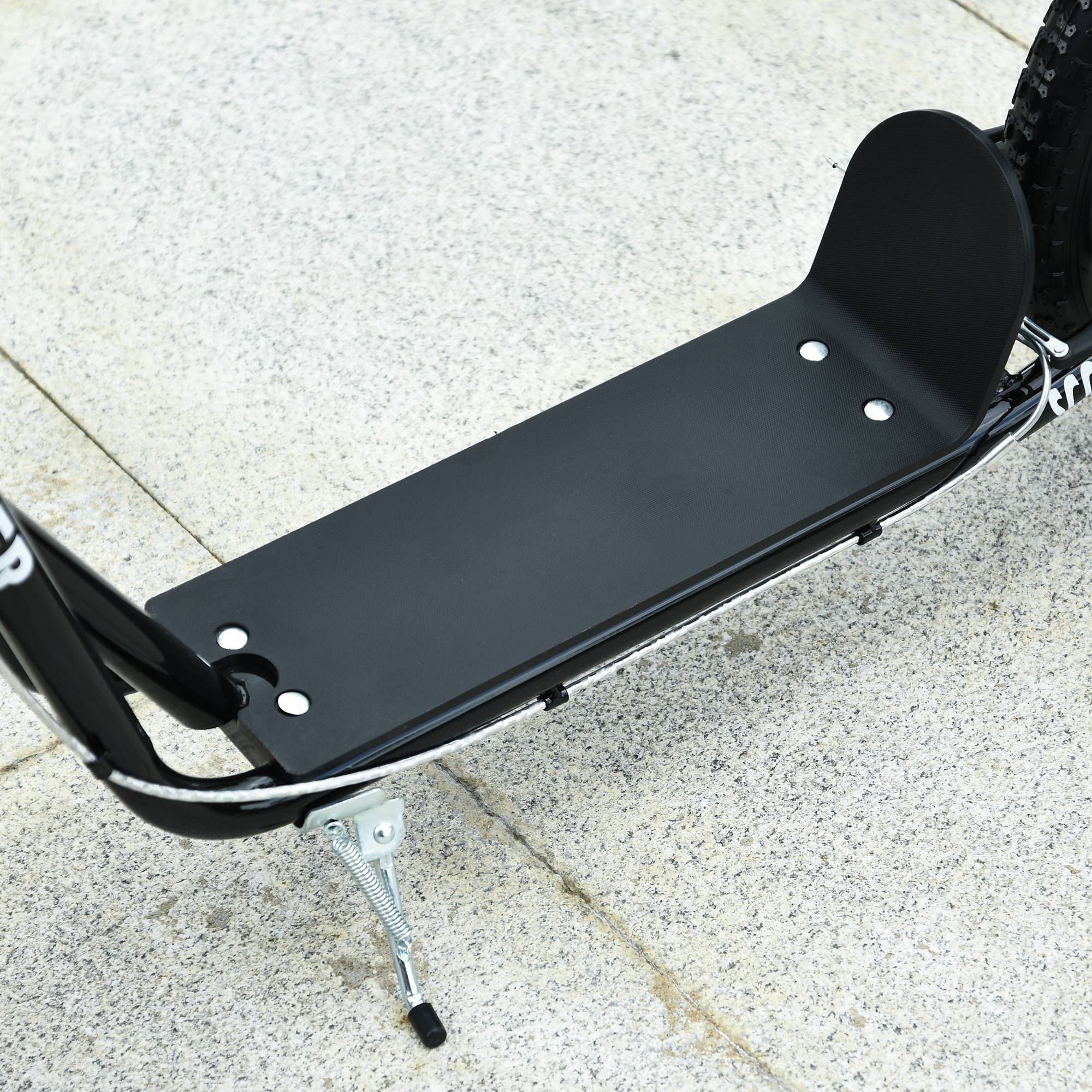 Kinderscooter mit Bremse höhenverstellbar Leichtbau Schwarz