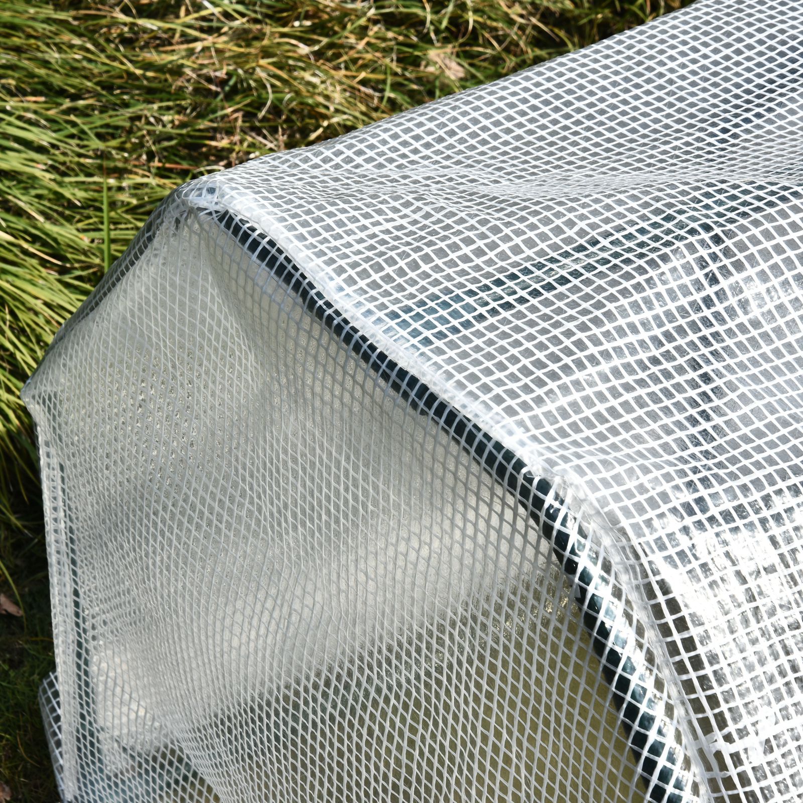 Mini Gewächshaus, wetterbeständig, leicht zu transportieren, 99 cm x 71 cm x 60 cm, Folientunnel, Grün