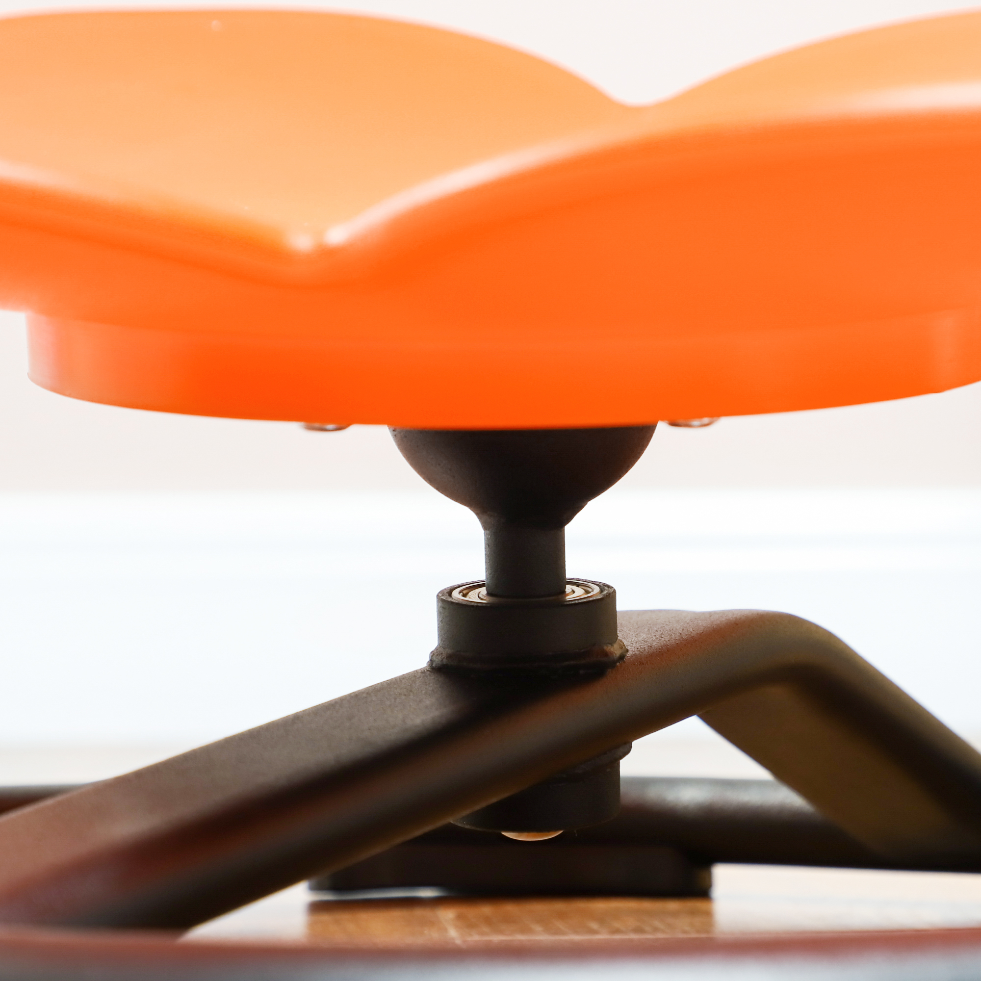 Sensorischer Kinderstuhl, Drehstuhl für Autismus, Sensorischer Balance Training Sitz Kunststoff Orange