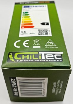 LED Glühlampe E27 "G90 AGL" neutralweiß / 4000k, 1600lm, 230V/15W, 160°