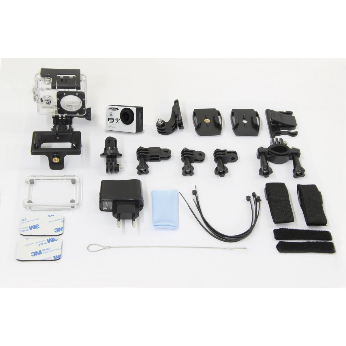 Sport Action Cam Kamera 2 Zoll LCD Full HD Pro WiFi Wasserdicht 170° Weitwinkel Weiß
