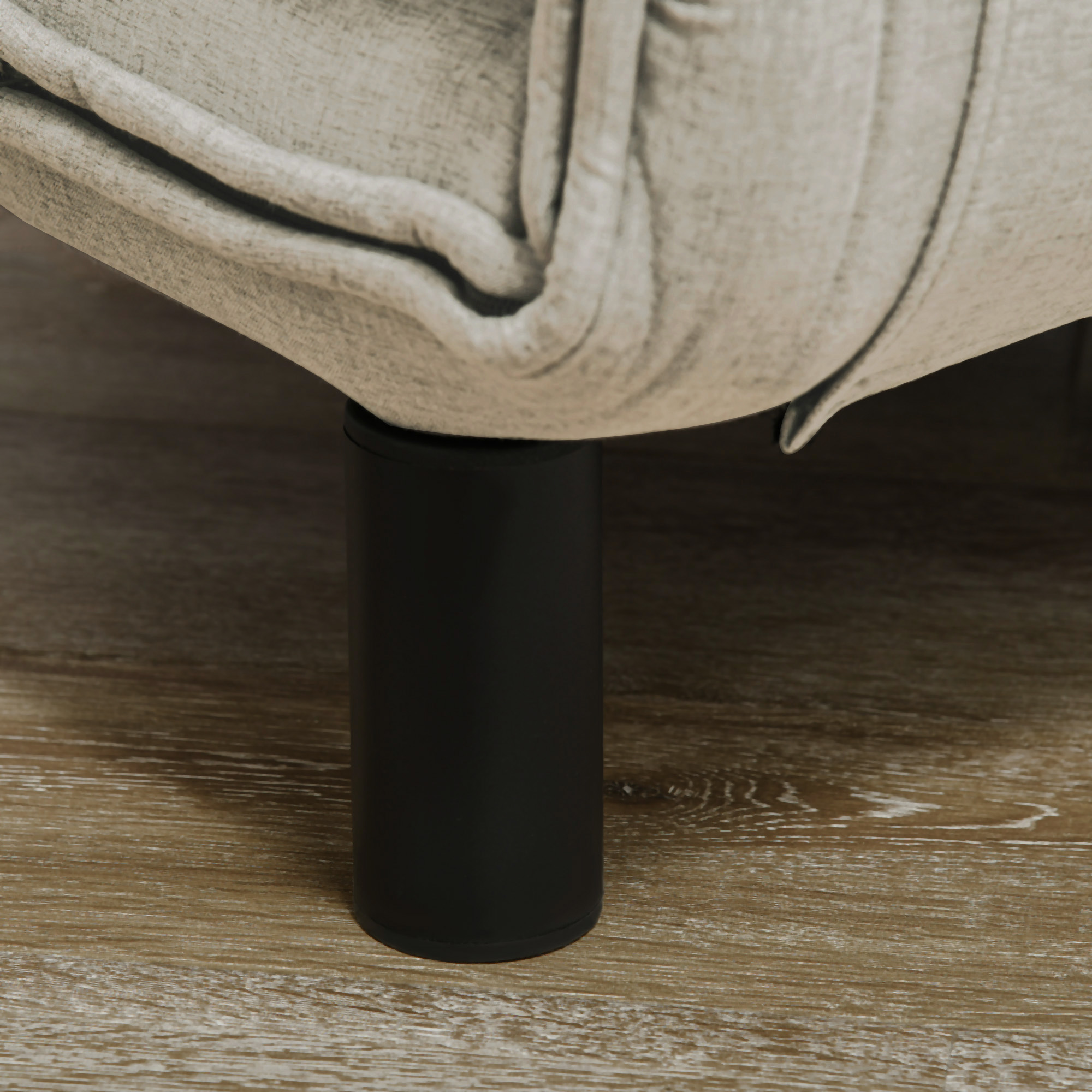 Klappbarer Schlafsessel, 3 in 1 Klappsessel mit verstellbarer Rückenlehne, für Schlafzimmer und Gästezimmer, Grau