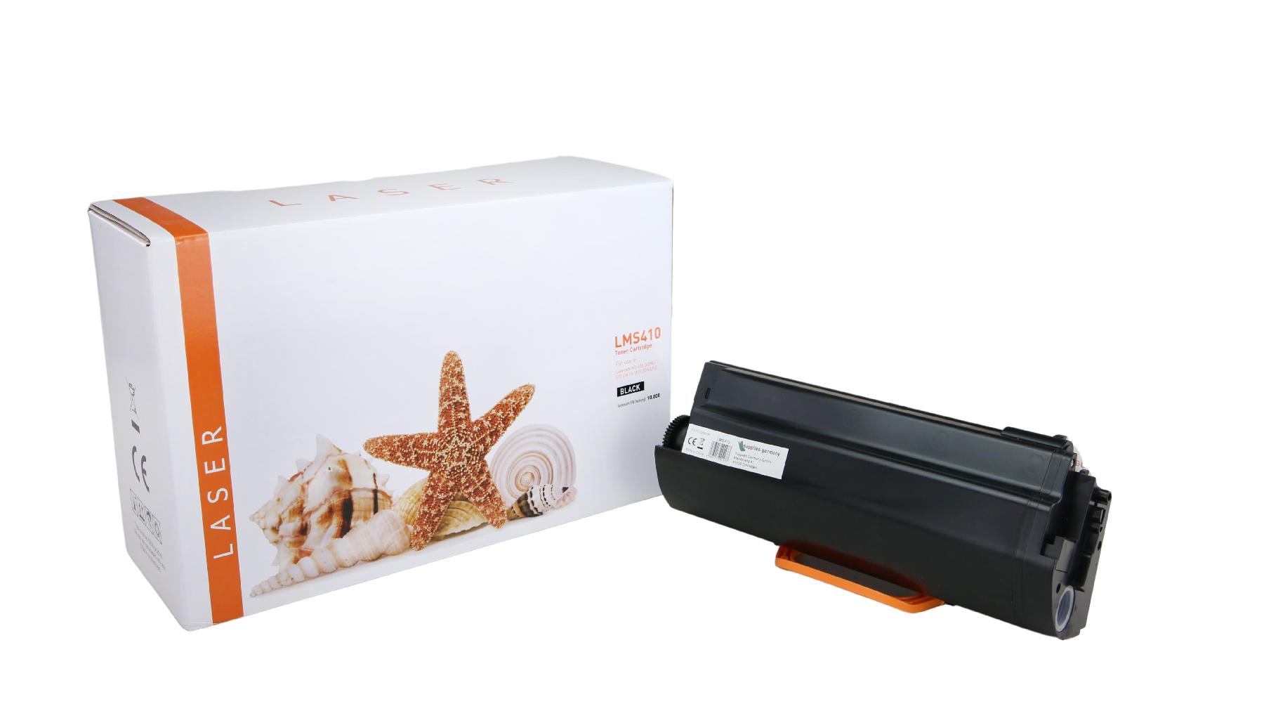 MS410 alternativ Toner black für Lexmark  / 50F2X00 / 10.000 Seiten