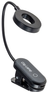 LED Akku-Leseleuchte / Klemmleuchte / 18cm Schwanenhals, dimmbar, 25lm