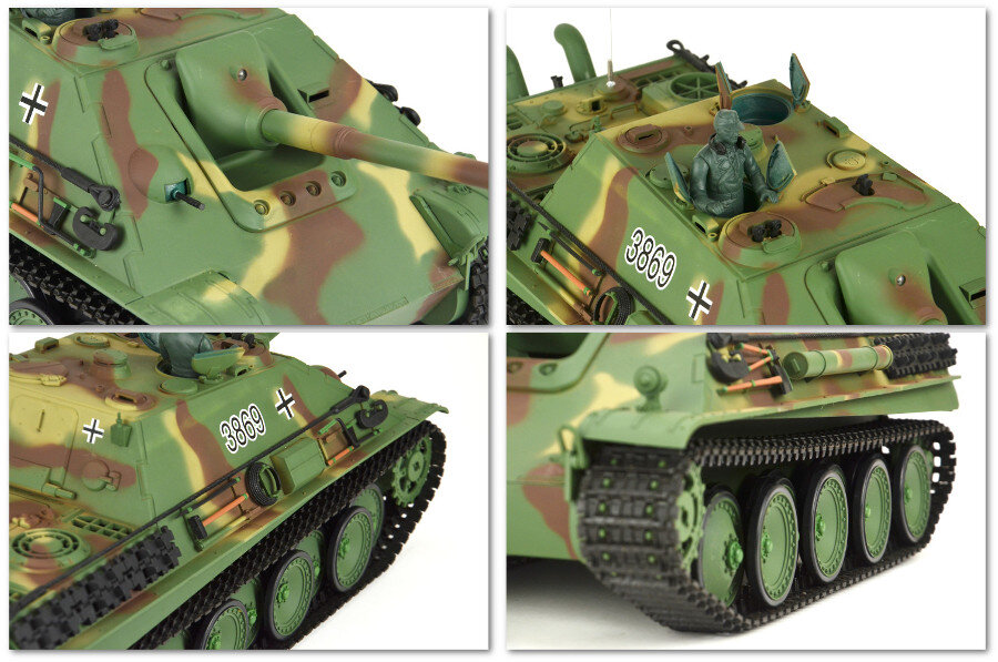 RC Panzer "Jagdpanther"  - Metallgetriebe