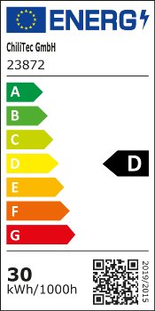 LED Filament-Lampe E27 30W "FHE-30" / 4575lm, 2700K, warmweiß, ØxH 9x24cm