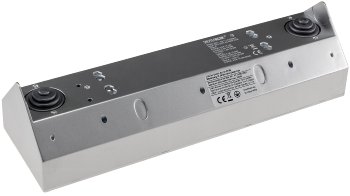 4-fach Steckdosenblock, USB-A+C, silber, 250V~/ 16A, Aufbaumontage, USB 3,1A, PD