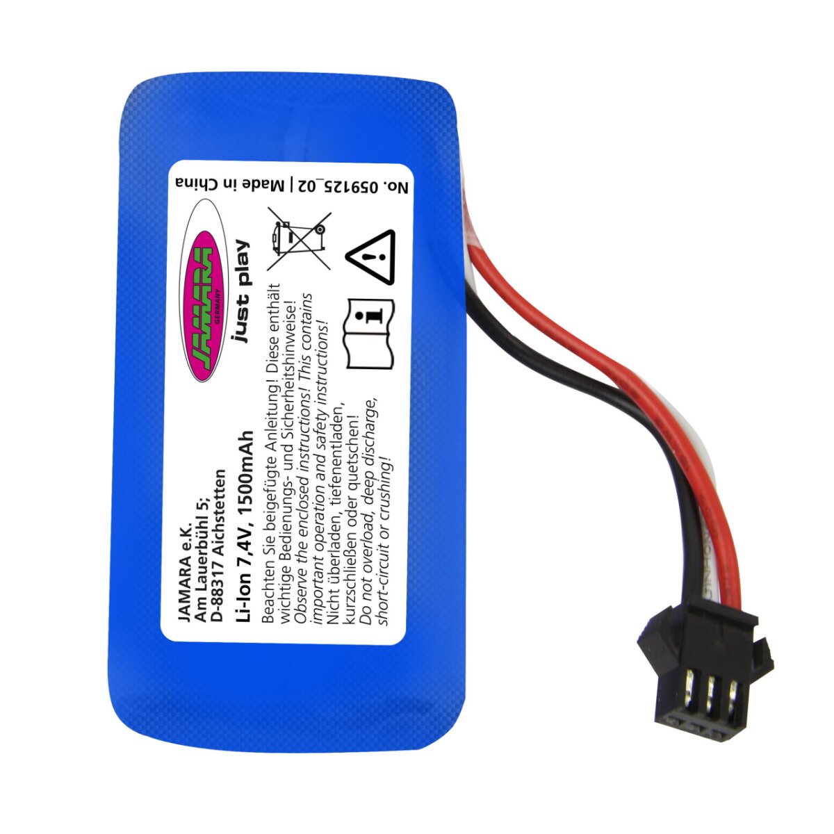 Akku Extron Li-Ion 7,4V 1500mAh 11,1WH Akku Extron Li-Ion 7,4V 1500mAh 11,1WH