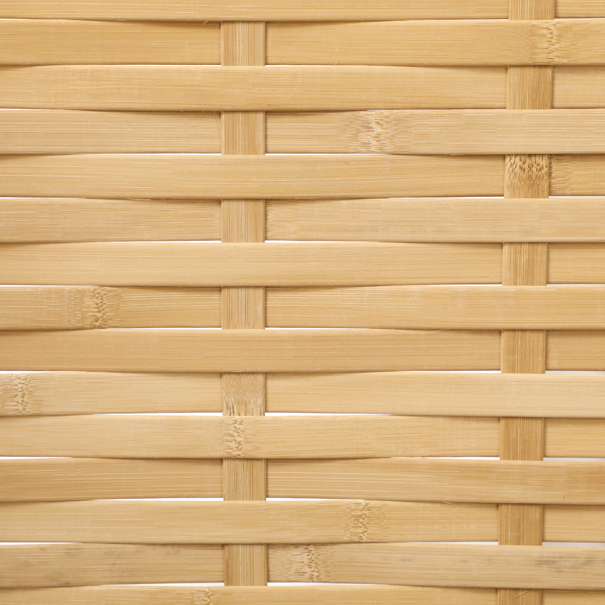 Raumteiler Klappbare Trennwand Sichtschutz, Bambus, 3-teilig, 120 cm x 170 cm x 1,8 cm, Natur