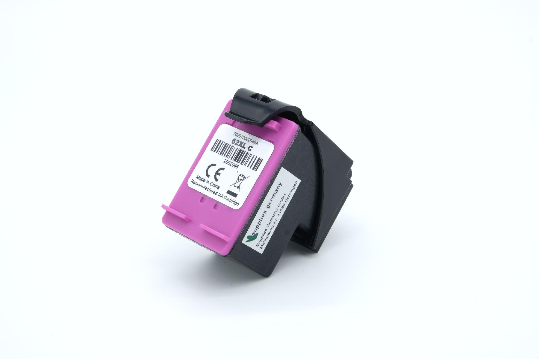 62XLC alternativ Tinte Color für HP / C2P07AE / 11,5ml 62XLC alternativ Tinte Color für HP / C2P07AE / 11,5ml
