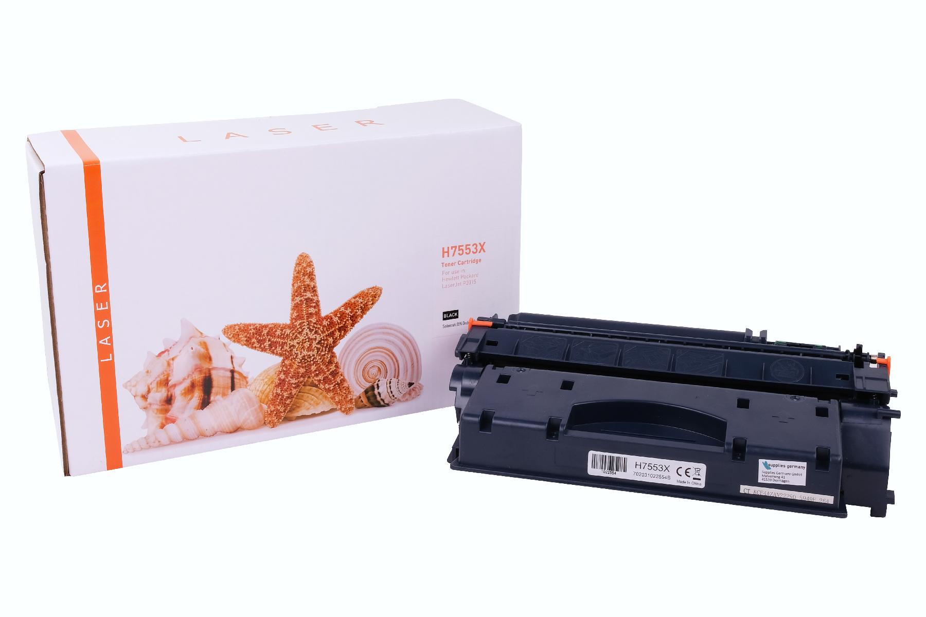 Q7553X alternativ Toner schwarz für HP / Q7553X / 7.000 Seiten