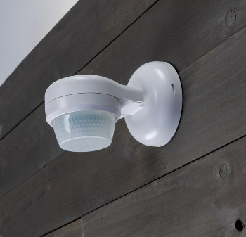 Aufputz-Bewegungsmelder 360° IP65 / 12m Detektion, Wand & Decke, weiß