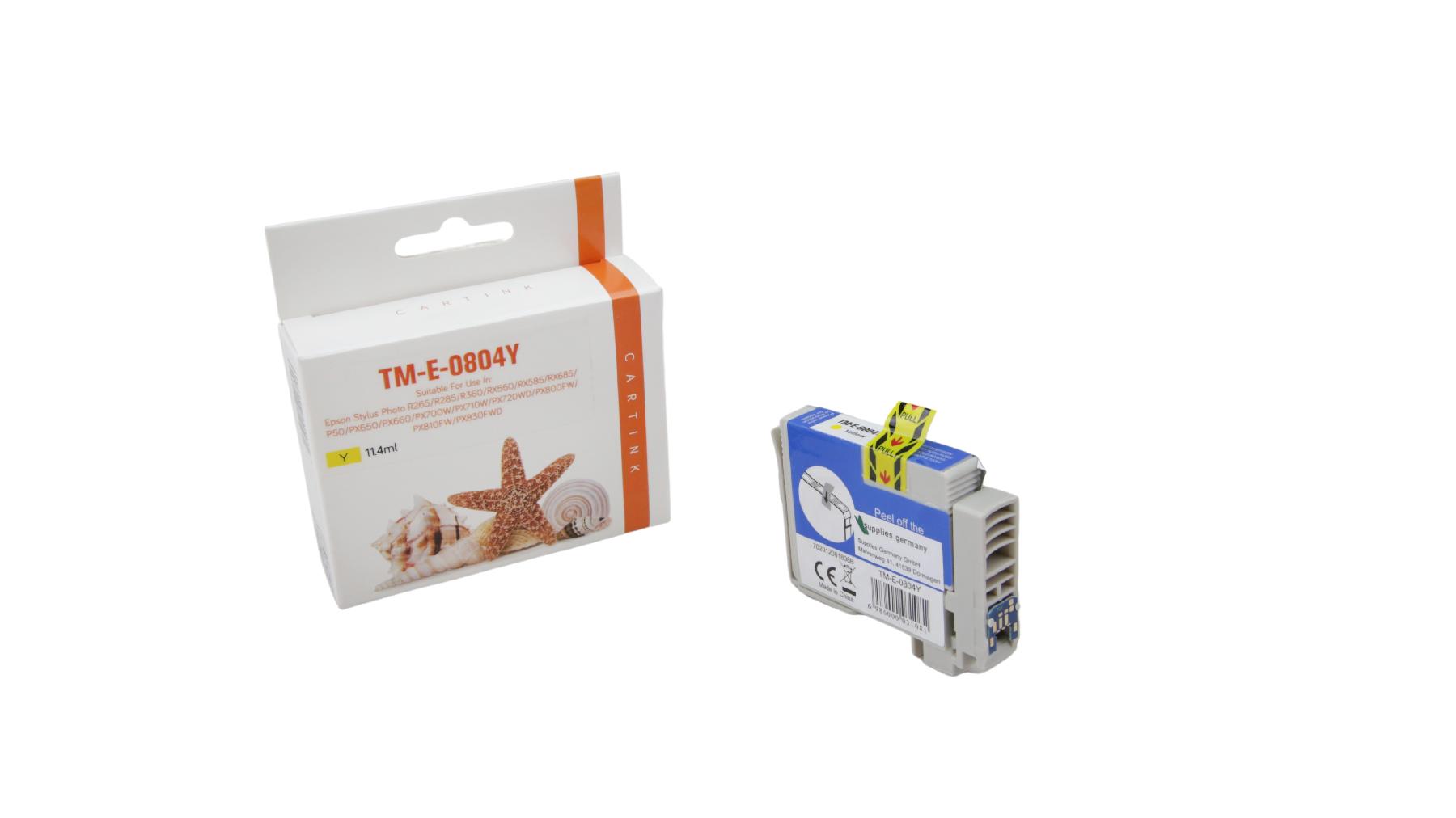 T0804 alternativ Seestern Tinte gelb / C13T08044010 / 11,4ml T0804 alternativ Seestern Tinte gelb / C13T08044010 / 11,4ml