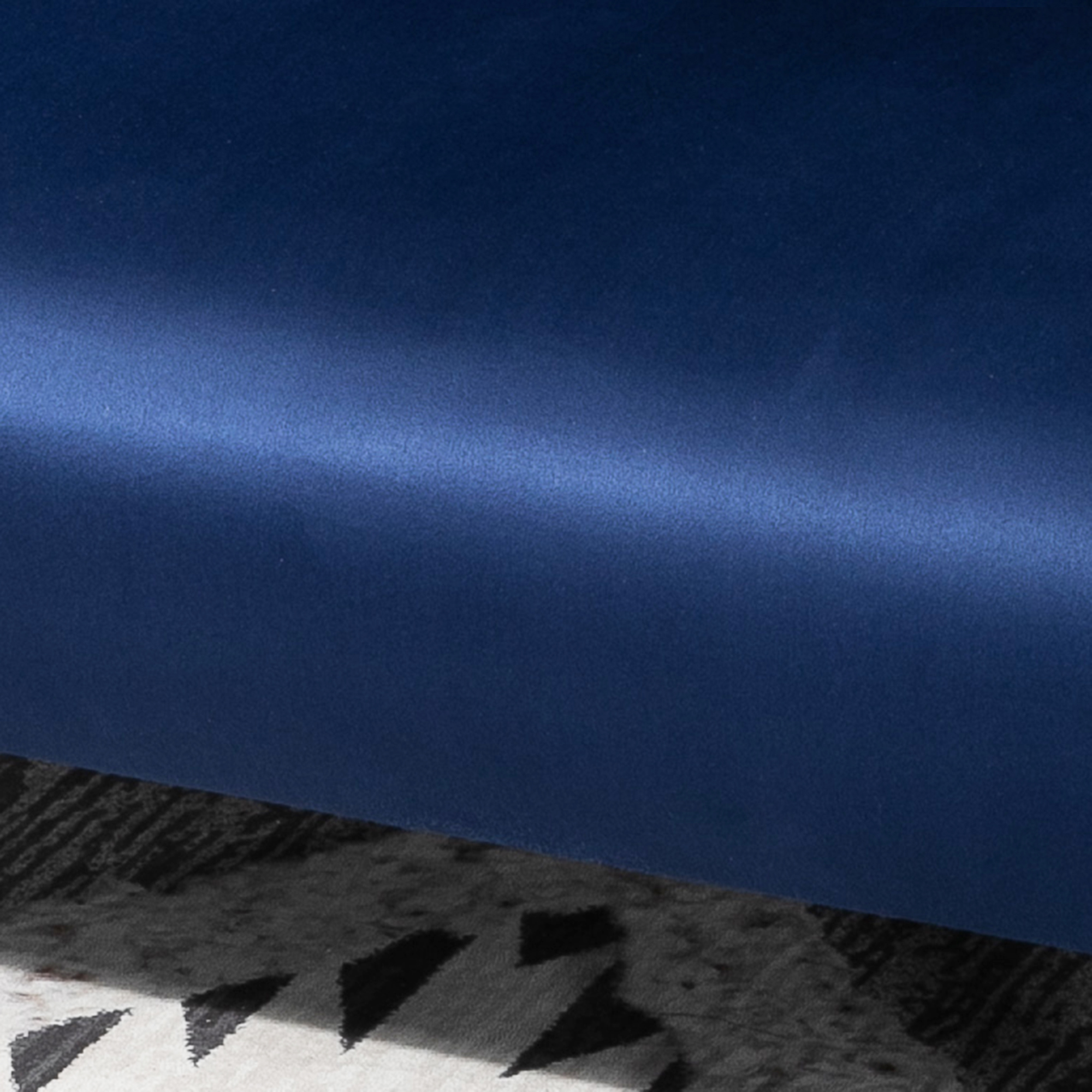 Schlafsofa, 5-fach verstellbar, Wildlederimitat, Metallrahmen, inkl. Kissen, Marineblau