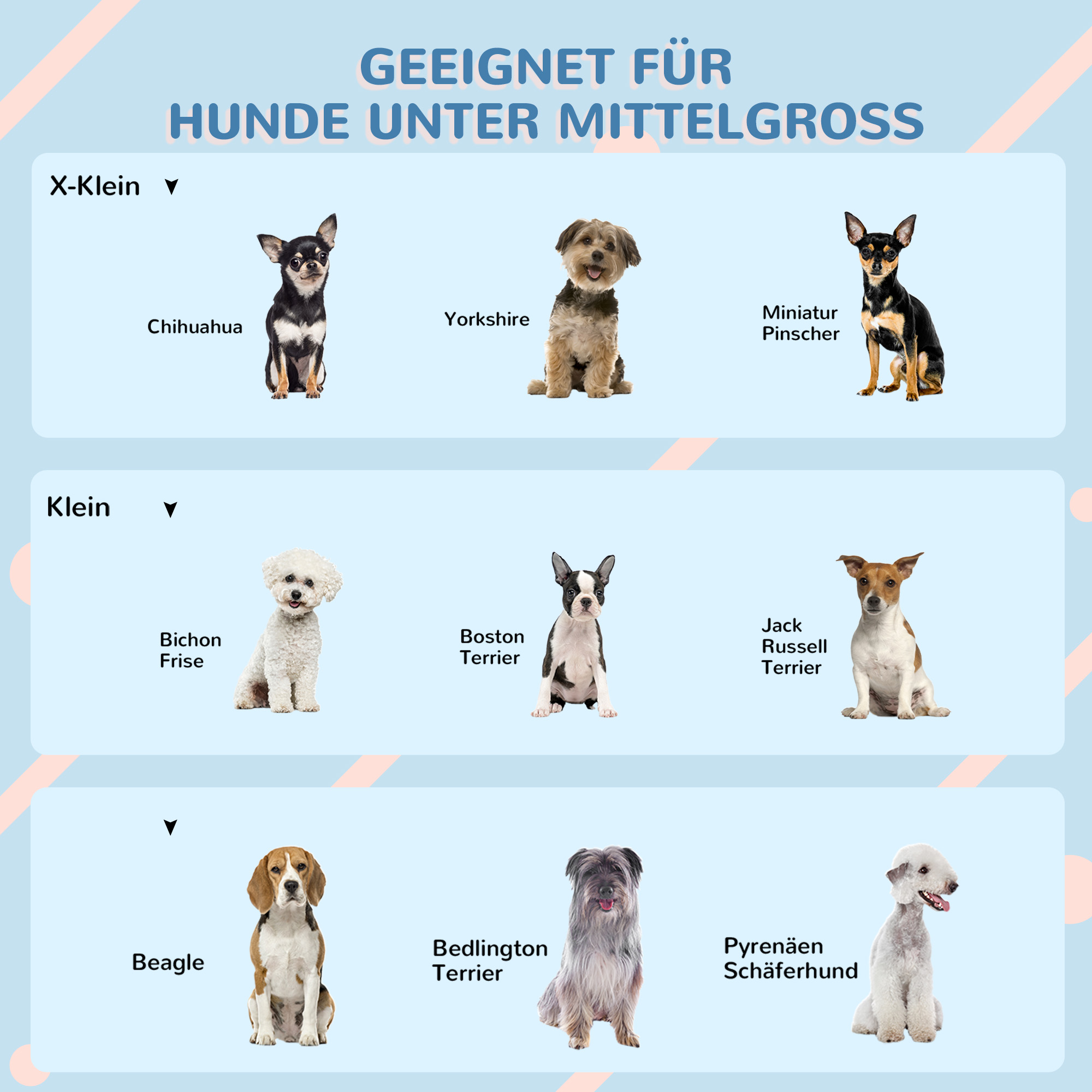 Hundehütte mit Satteldach, wetterfest, Kunststoff, 65 x 75,7 x 63 cm, Grau