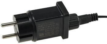 LED Aussen-Lichterkette "CT-ALK200" 20m / warmweiß, Kabel schwarz, IP44, 200 LEDs
