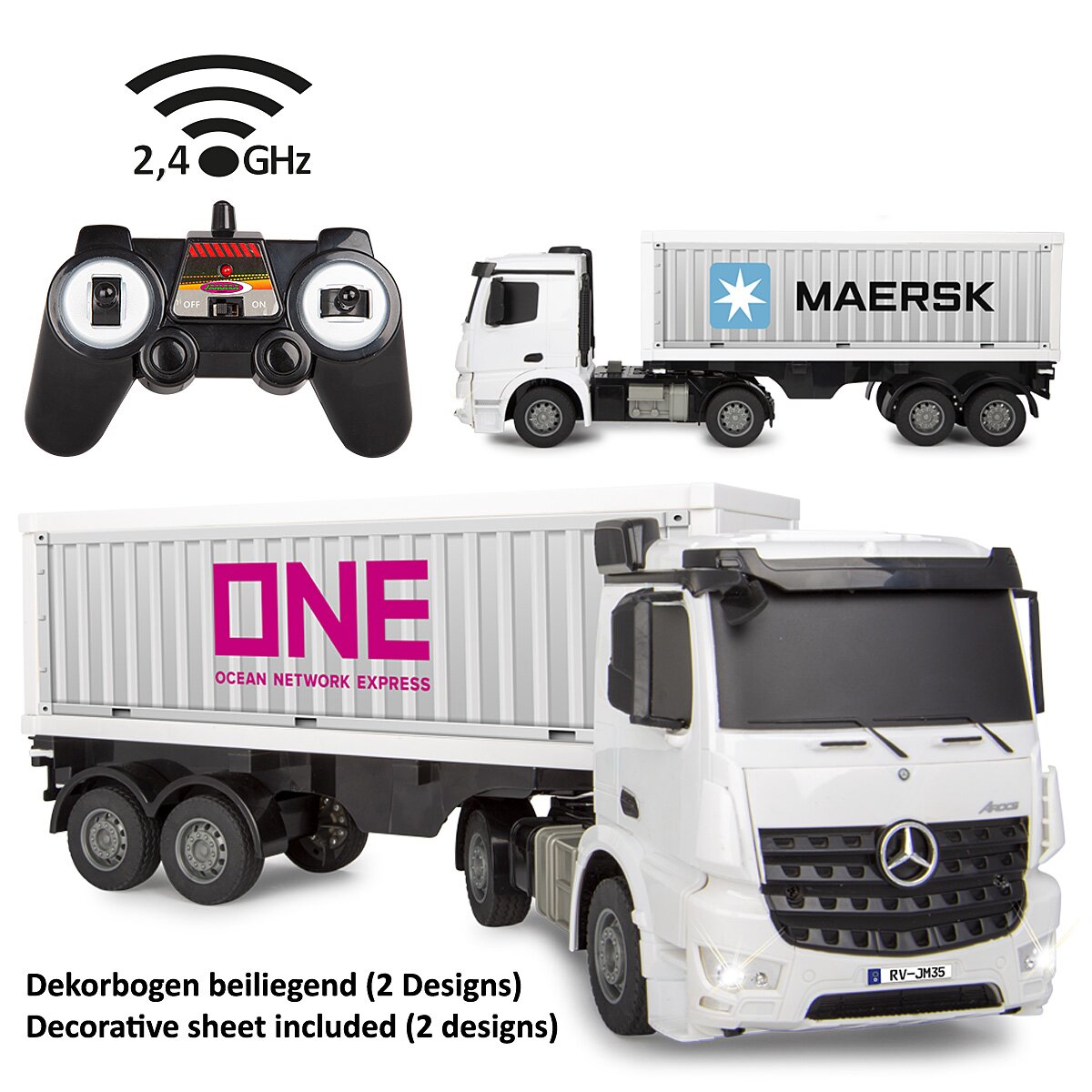 Container LKW Mercedes-Benz Arocs 1:26 2,4GHz