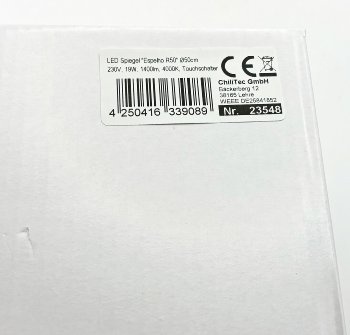 LED Spiegel "Espelho R50" Ø50cm / 230V, 19W, 1400lm, 4000K, IP44