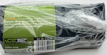 3-fach Steckdosenblock, anthrazit, 250V~/ 16A, Aufbaumontage