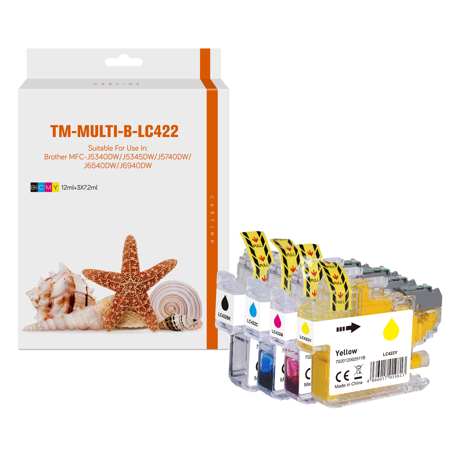 Multipack LC422 alternativ (Pigment) Tinte für Brother / LC422VAL / BK16ml / C,M,Y10ml Multipack LC422 alternativ (Pigment) Tinte für Brother / LC422VAL / BK16ml / C,M,Y10ml