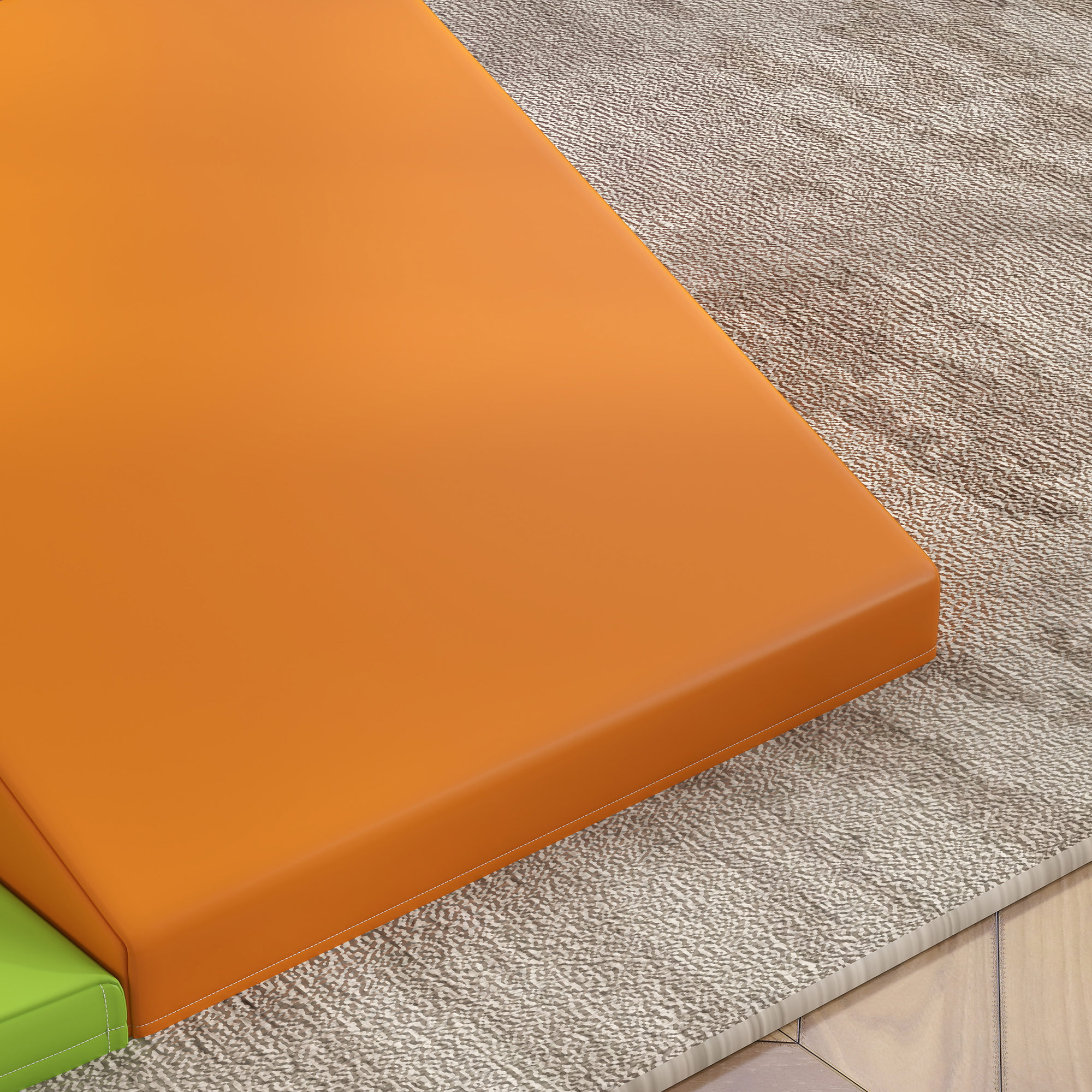 Saftbaustein-Set für Kinder, Kletter- und Krabbelspielzeug, weiches Kunstleder, EPE-Schaum, Mehrfarbig