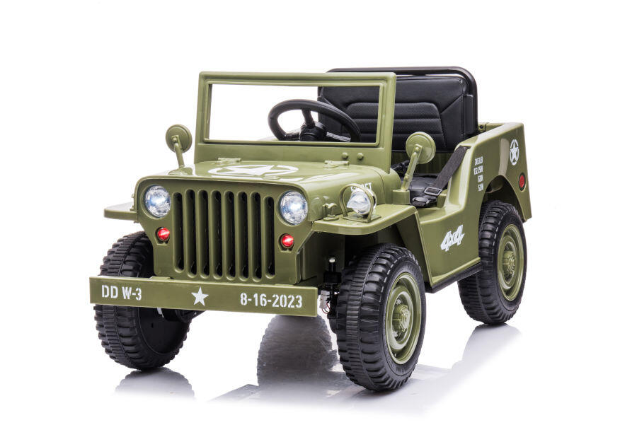 Kinderfahrzeug Offroad Militär Grün