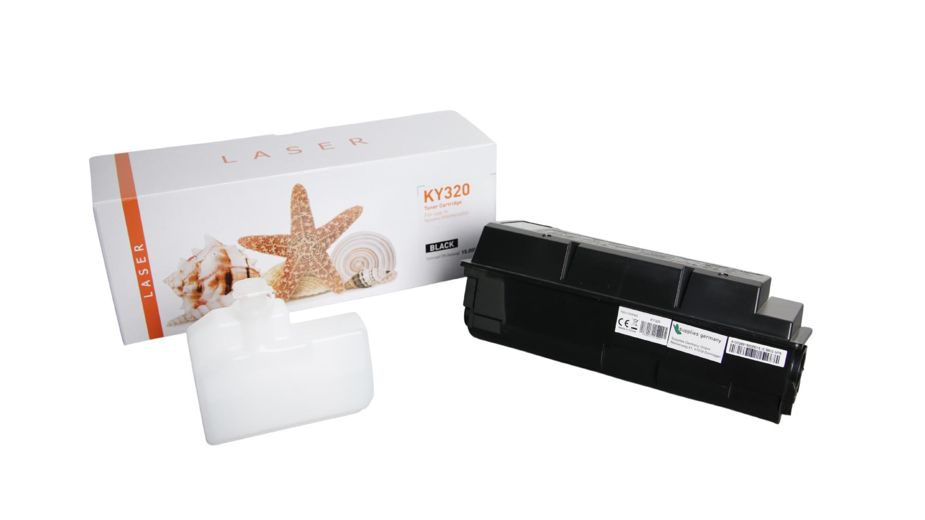 TK320 alternativ Toner black für Kyocera  / TK320 / 15.000 Seiten