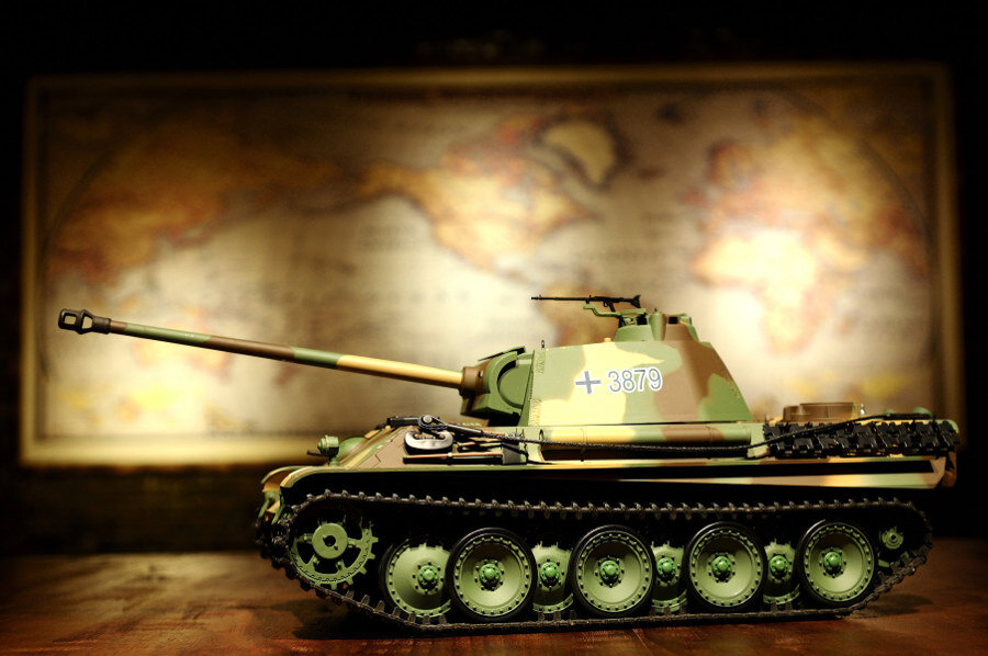 RC Panzer "Panther G" Metallgetreibe & Metallketten PRO RRZ
