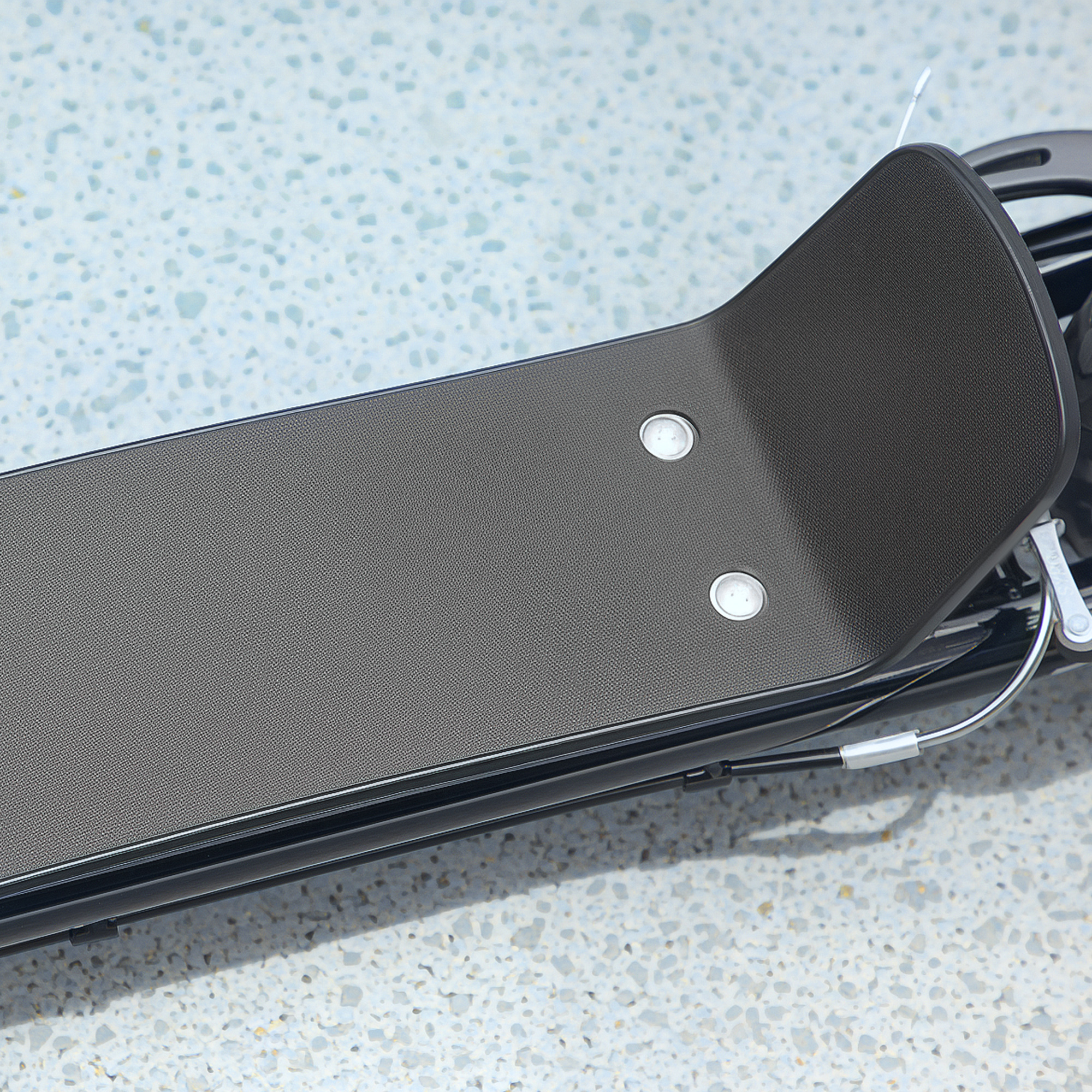 Kinderroller mit verstellbarem Lenker, große Räder, Parkständer, Handbremse, für Kinder im Alter von 5-12 Jahren, Blau