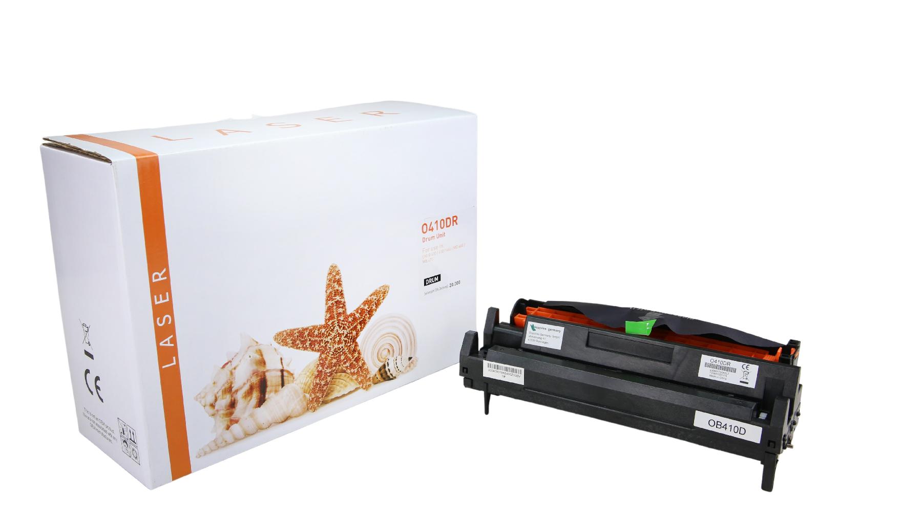B410DR alternativ Trommel schwarz für OKI / 43979002 / 20.000 Seiten