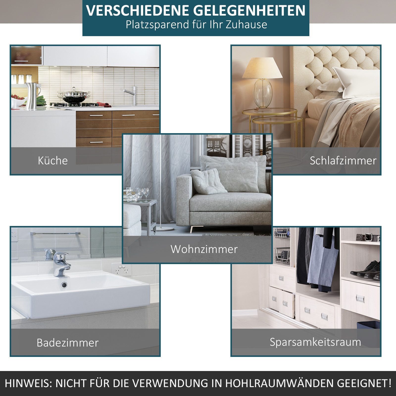 Gleitschienen-Bausatz für Schiebetür, rustikales Design, Karbonstahl, 200x4x0,6 cm, bis 90 kg, Schwarz