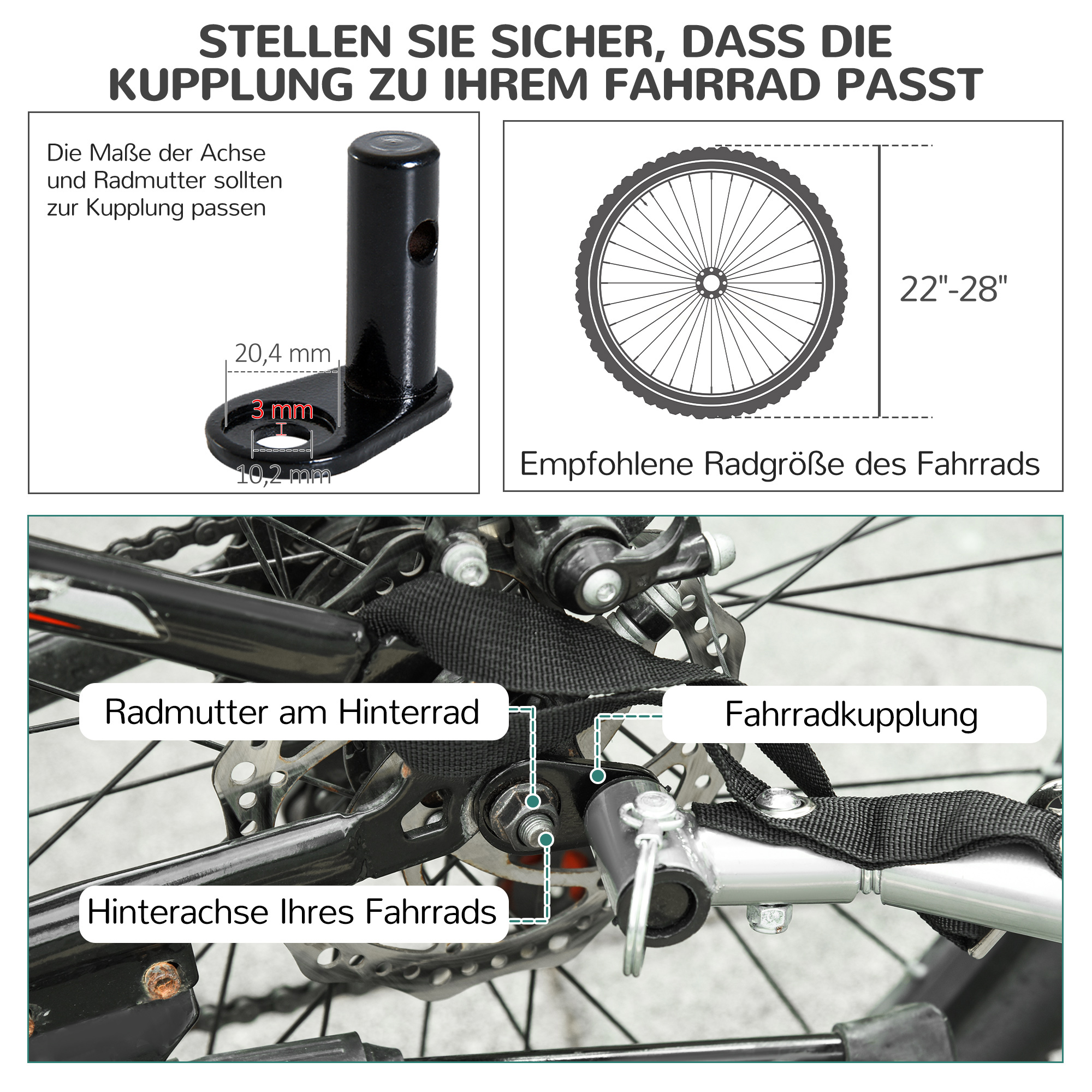 Haustieranhänger Hundeanhänger Fahrradanhänger bis 20kg klappbar Reflektor Regenschutz Stahl Grau + Grün 130 x 73 x 90cm