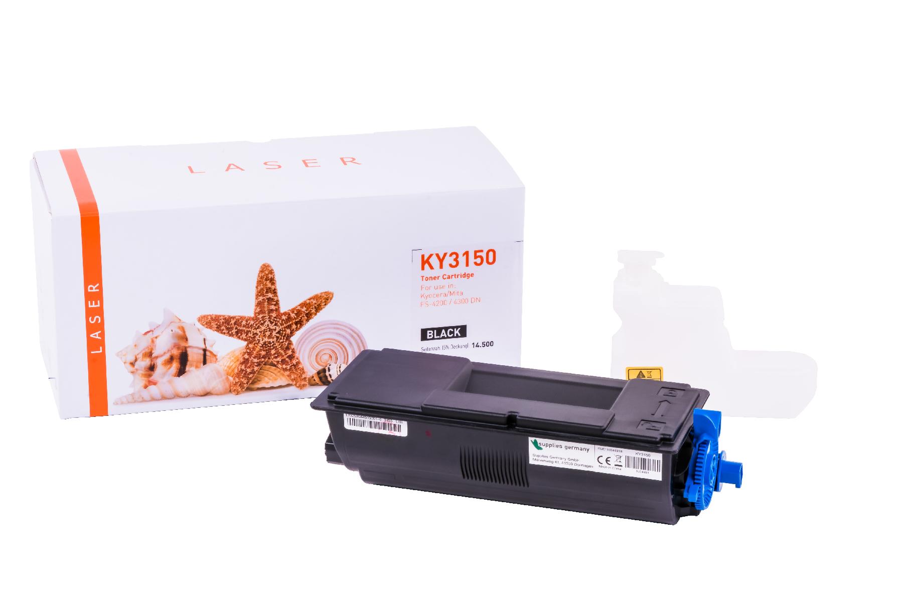 TK3150 alternativ Toner schwarz für Kyocera / TK3150 / 14.500 Seiten