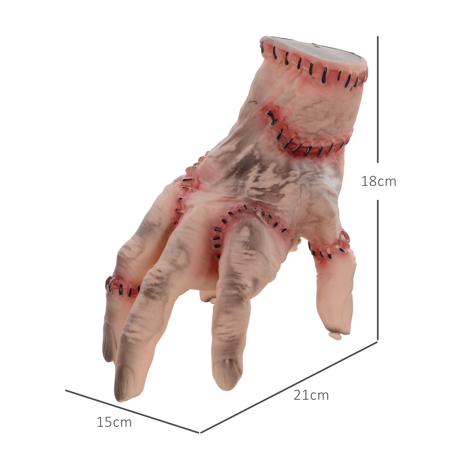 Horror-Hand, Helloweendeko, aktiviert mit Geräusche/Berührung, beweglich, Sound Horror-Hand, Helloweendeko, aktiviert mit Geräusche/Berührung, beweglich, Sound